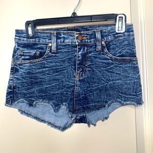 Women’s Distressed Jean Shorts